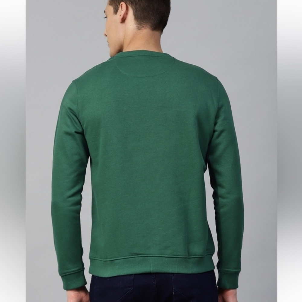 Allen Solly Green Green Sweatshirt Men - Picture 4 of 6